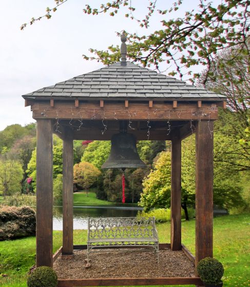 Huge Irish Georgian cast bronze bell house