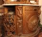 A Magnificent 19th Century Maple Topped Hall Stand with Exquisitely Cast Detailing