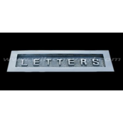  Nickle Letter Plate