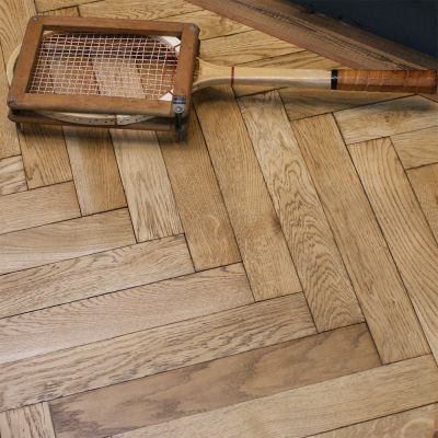 Reclaimed Parisian Racquet Club Oak Parquet T&G