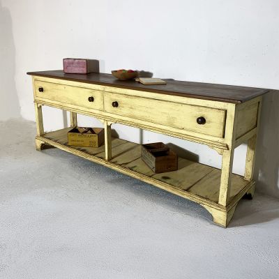 Magnificent Victorian 2 drawer pot side board