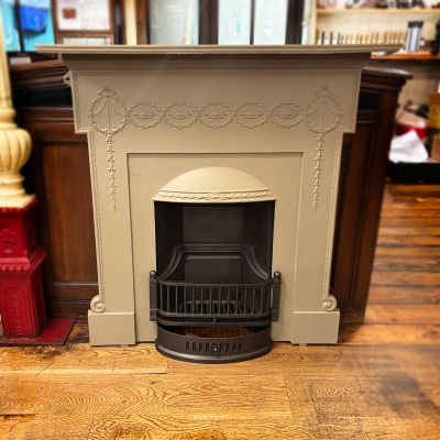 Beautifully Restored Edwardian cast iron fireplace 