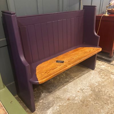 2 seater church pew  
