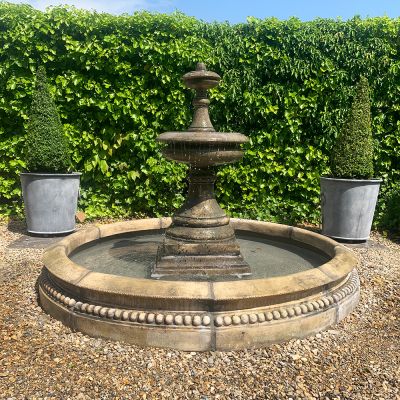 Single tier Georgian Chalice water fountain & 2.1 pool surround sold