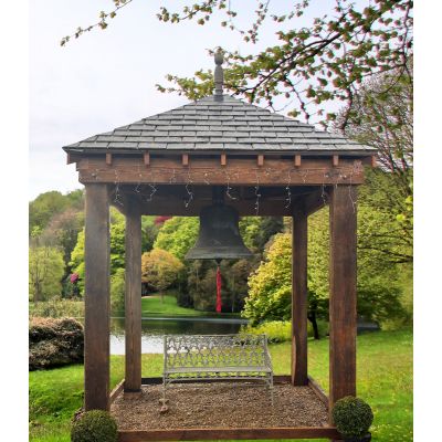 Huge Irish Georgian cast bronze bell house