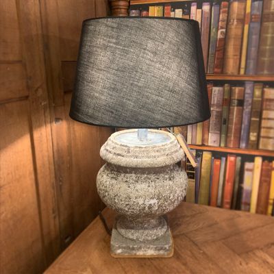 Pair of antique Marble stone lamps (circa 1800)