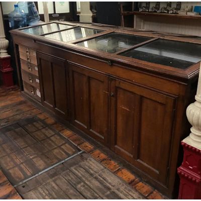Late Victorian display cabinet