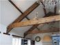 Reclaimed Pine A Frame Truss with a raised Tie Beam