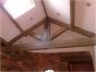 king post truss in Pine