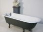 Cast iron roll top bath 