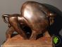 Magnificent Abstract Bronze Bull in the style of Pedrin