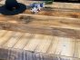 reclaimed wide oak floor boards