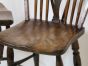 Antique wheel back chairs 