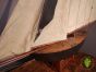 Wooden yacht with linen sails - Circa 1940