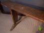Antique French Bench in Hardwood (Circa 1890)