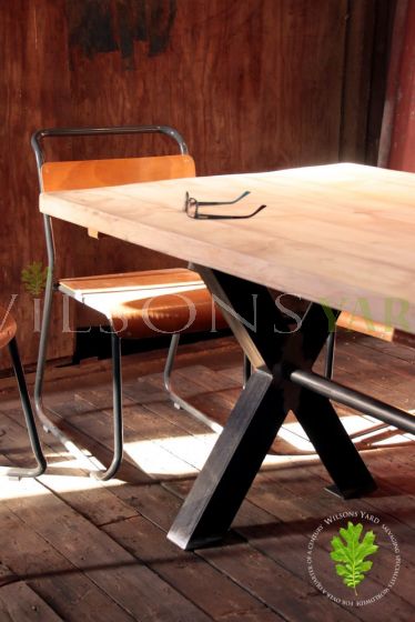 Industrial Table with Axe Legs