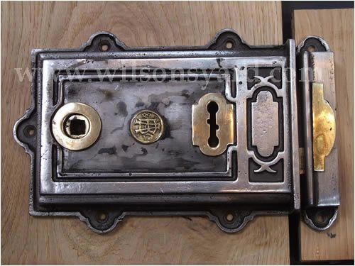 Large Cast Iron Rim Lock