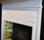 Antique cast iron fireplace 