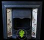 antique tiled victorian insert