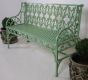 Splendid Neo Gothic cast iron garden bench