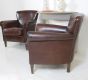 Vintage leather armchairs 