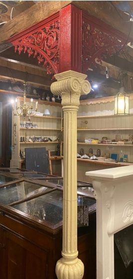 3 no original Victorian railway columns 