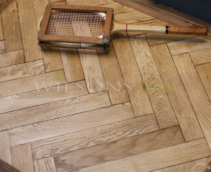 Reclaimed parquet flooring 